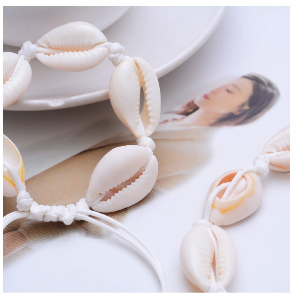 Shell Choker Necklace Set - Picture 2 of 5